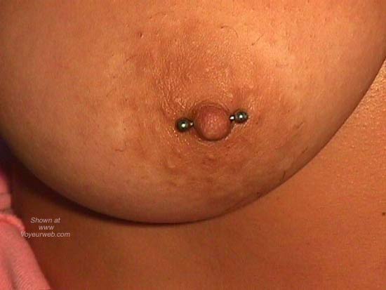 Pic #1Dee Gets Nipple Pierced