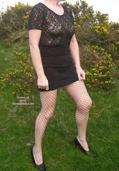 Pic #1Jane In Fishnet Tights