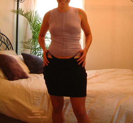 Pic #1Valerie's Black Thong and Mini