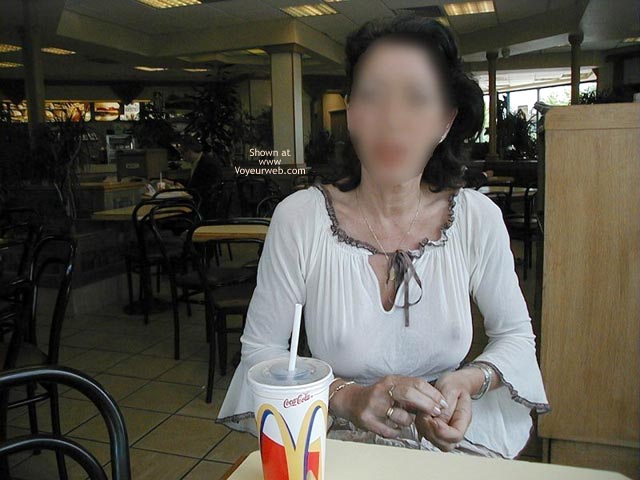 Pic #1 Monique Flashing by McDonalds