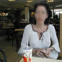 Monique Flashing by McDonalds