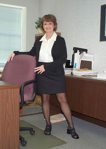 Pic #1Claire Strips in The Office!