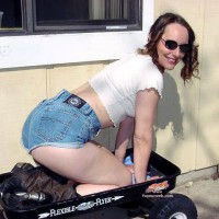 Pic #1*Ro My Nekkid Rear Outside