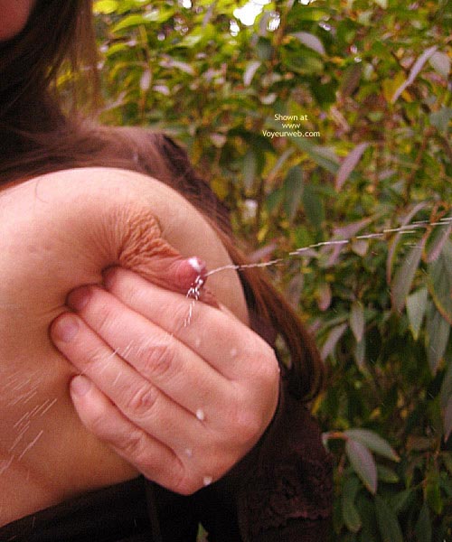 Nipple Closeup - Nipples, Nude Outdoors , Nipple Closeup, Lactating Breast, Breast Close Up, Squirting Milk Outdoors, Tit Squeeze, Milking Nipple