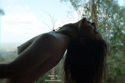 Erect Nipples - Erect Nipples, Nude Outdoors , Erect Nipples, Outdoor Nude, Shoulder Length Brunette