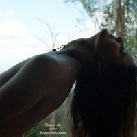 Erect Nipples - Erect Nipples, Nude Outdoors , Erect Nipples, Outdoor Nude, Shoulder Length Brunette