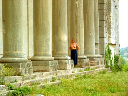 Pic #1Tina In The Greek Ruins