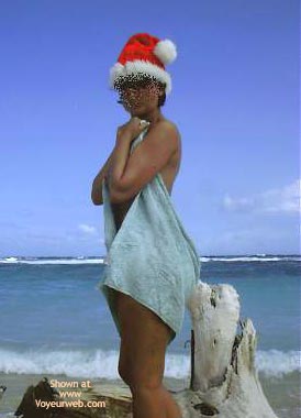 Pic #1 Santa at The Beach