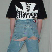 Pic #1 Motorcycles and Ripped Jeans