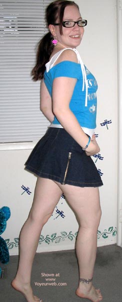 Pic #1*Rv Denim Upskirt And Specs