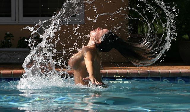 Pic #1Sunset With Alicia in The Pool
