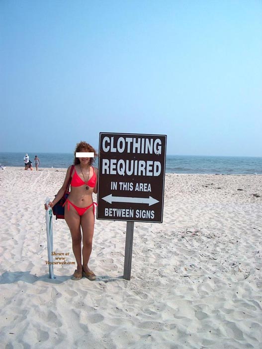 Pic #1 First Time In A Nude Beach