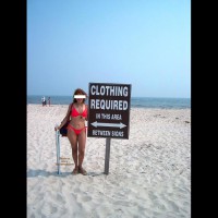 Pic #1First Time In A Nude Beach