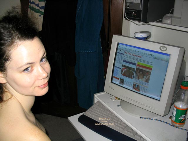 Pic #1Suzanne Checking Messages