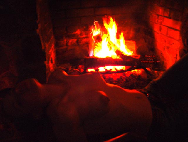 Pic #1 Alex Gets Naked By Firelight