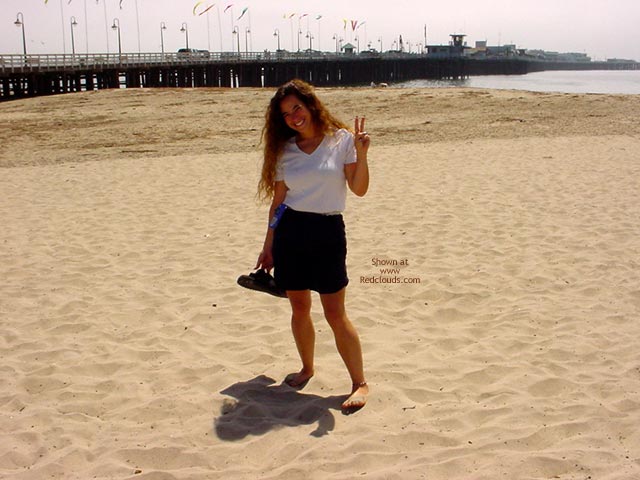 Pic #1Becca'S Day At The Beach