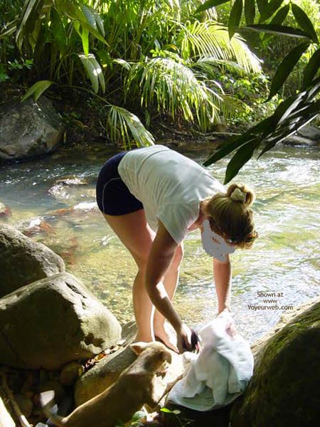 Pic #1My Fiancee Brooke'S Mountain Stream Frolic