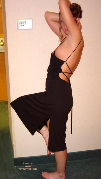 Pic #1Amanda Is Back. In Black!