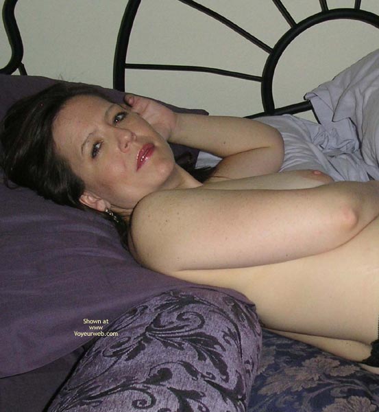 Pic #1Silky Sweet In Cuffs And Purple Passion