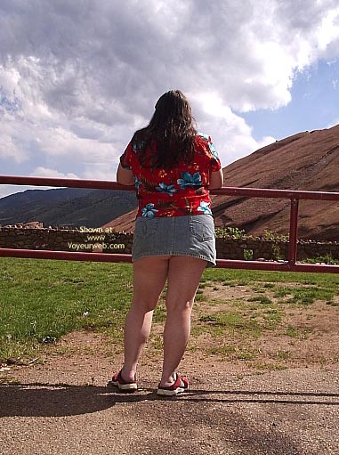 Pic #1*Gg Ddwife And Elly Miniskirt Walk