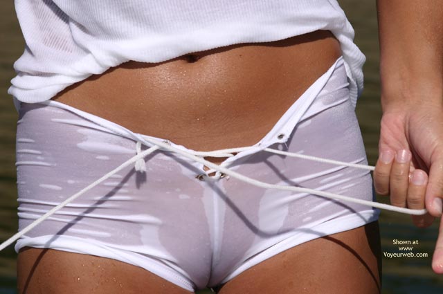 See Thru Camel Toe - Camel Toe, See Through , White Wet Shorts, Tight Pants Get In The Crack, Perfect Fit, Perfect Toe, Nice Toe, Wet Camel Toe