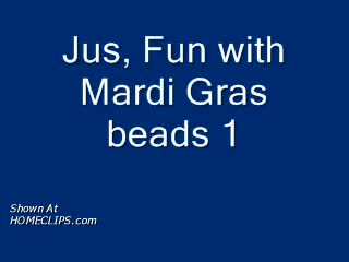 Pic #1Jus Fun With Mardi Gras Beads 1