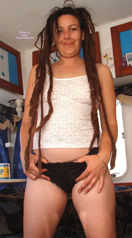 Pic #1Crissy Poses In Her Tight Black Panties