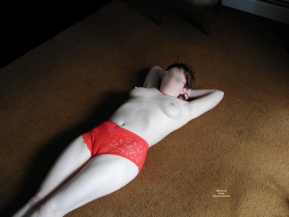 Pic #1 Red Lace Panties