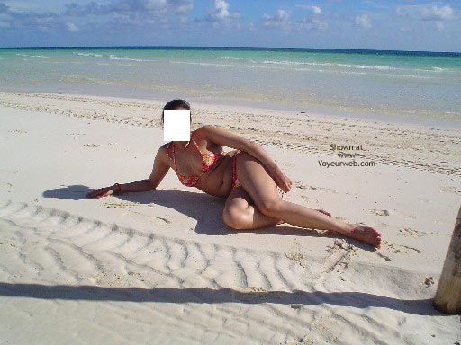 Pic #1My Lovely Pakistani Wife At A Caribbean Beach