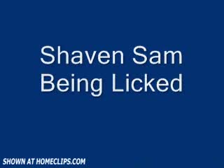 Pic #1Shaven Sam Being Licked