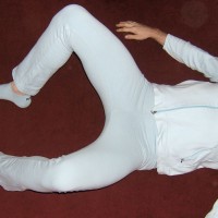 Pic #1M* Crossdressed And Undressed Light-Blue Clothes