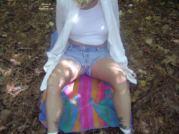 Pic #1Angel In Shorts In The Woods
