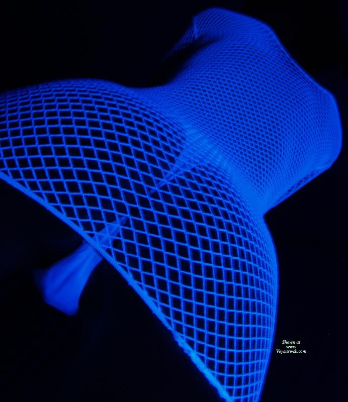 Sexy Neon Glow , Black Light Ass, White Thong, White Mesh Top, Blacklight Rear Exposure, Black Light Top, White Thonged Pussy, Artsy Fartsy, Blue Mood Thongs, Black Light Upskirt
