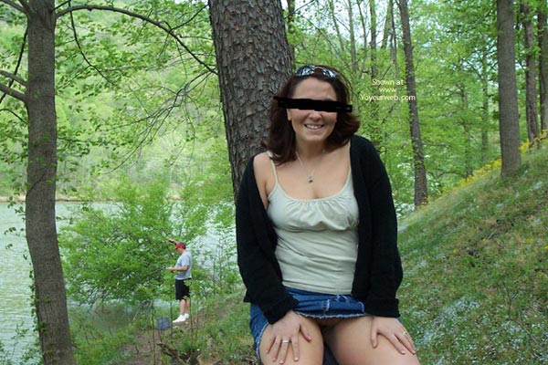 Pic #1 Josette Flashing At The Lake