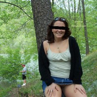 Pic #1 Josette Flashing At The Lake