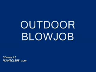 Pic #1*OA Outdoor Blowjob