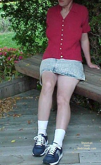 Pic #1Mature Beauty On Deck In Summer 1