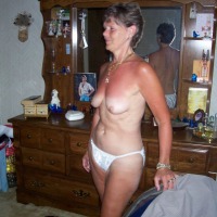 Medium tits of my wife - Bare Barb