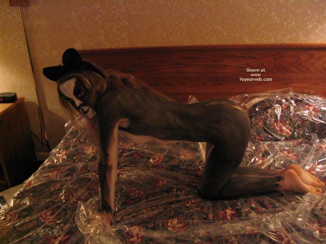 Pic #1Miserable Bodypainted As A Sexy Kitty Cat