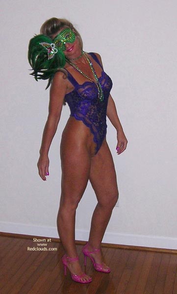 Pic #1Angela Celebrates Mardi Gras