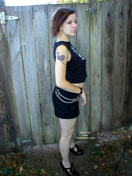 Pic #1Lost Little Larkin Out In The Backyard