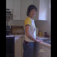 Jackie Naked In The Kitchen Part1