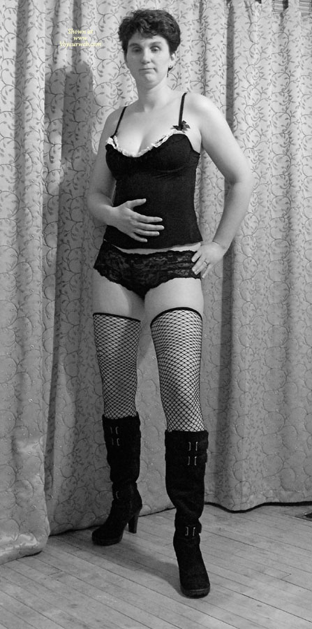 Pic #1 Wife in Lingerie, BW Hot Wife!