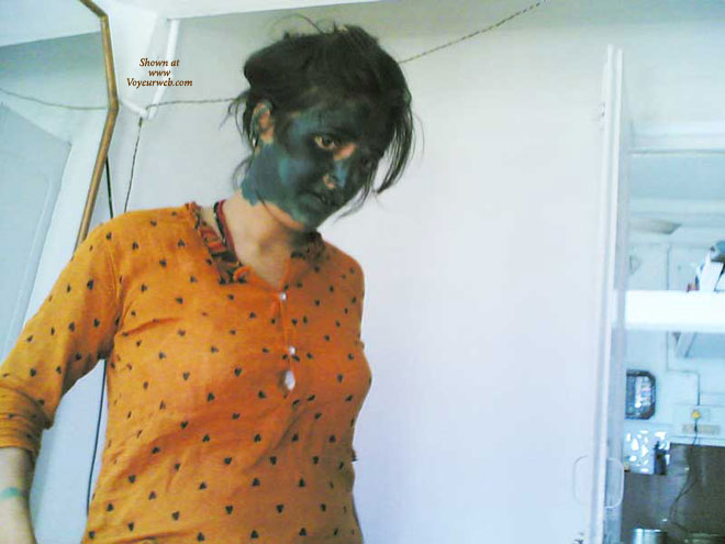 Pic #1Topless Wife's Friend Holy Holi