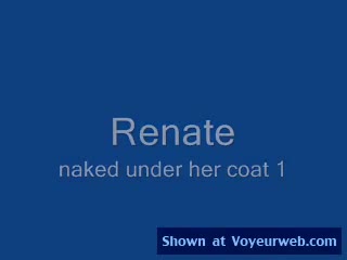 Pic #1Nude Wife on heels:&nbsp;Renate Naked Under Her Coat 1