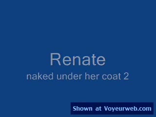 Pic #1Nude Wife on heels:&nbsp;Renate Naked Under Her Coat 2