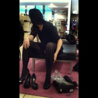 Pic #1 Wife in Lingerie:&nbsp;Shoes