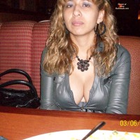 Pic #1Nina In Sexy Dress Spreading