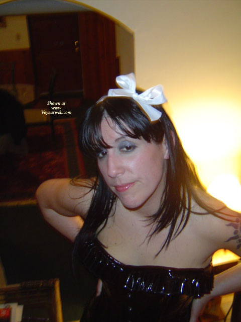 Pic #1 Bottomless Me Ready To Go To Our First Fetish-Ball