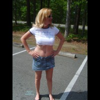 Pic #1 Wife dressed sexy:&nbsp;*ST It Was A Nice Day To Take A Walk At The Park